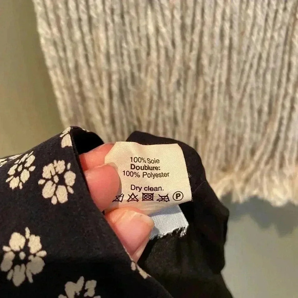 MADEWELL SKYLINE SILK SKIRT IN STENCIL BLOSSOM FLORAL PRINT SIZE 0 - Picture 3 of 4